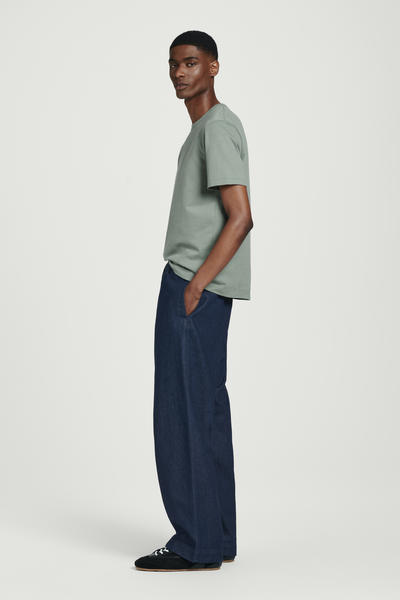 COS レギュラーフィット ブラッシュドコットンTシャツ